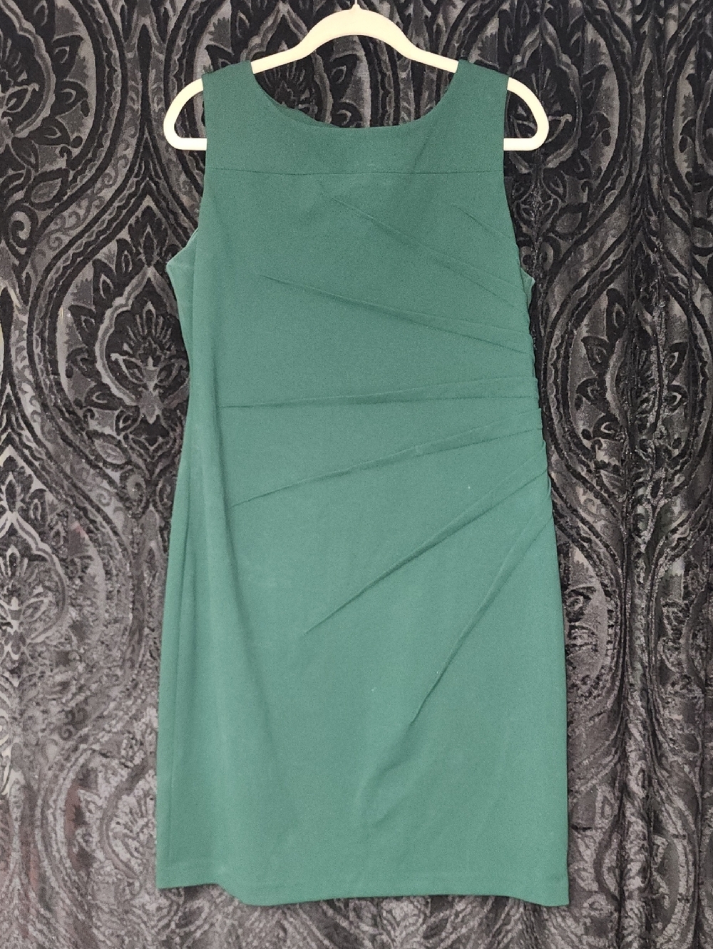 Calvin Klein Emerald Green Sleeveless Sheath Dress